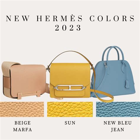 hermes colours 2024|hermes green color chart.